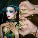 Chappell Roan Wears ANCIENT FUTURE Crescent Sword Bracelet with Bloody Drop for Saturday Night Live