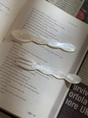 Wave Shell Spoon & Fork Set