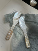 Crescent Floral Shell Butter Knife