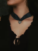 SPECIAL EDITION  /  HEARTS COIN NECKLACE (RIBBON)