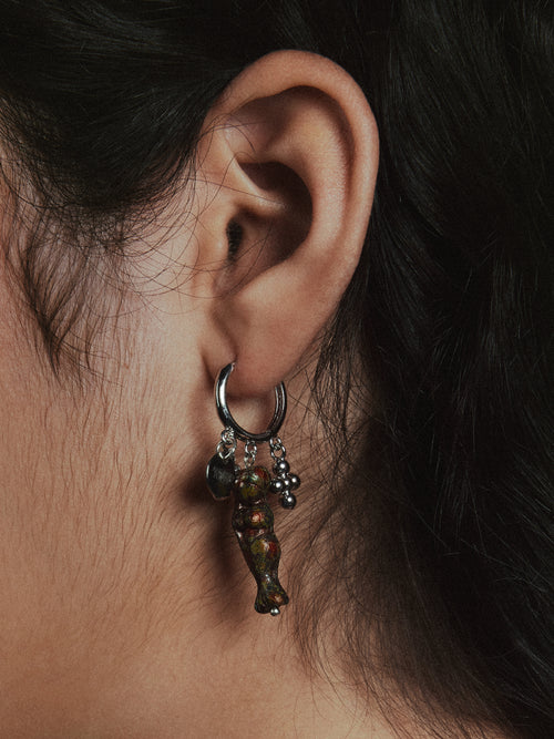 THE MIRAGE OF ABYSS 24SS / MERMAID EARRINGS (SINGLE)