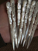 White Butterfly Shell Fruit Fork
