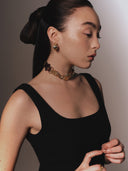 Carved Heart Choker
