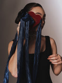 HEART BOOK WITH GOLD SWAN BOOKMARK