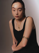 Carved Heart Bracelet