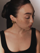 Heart Antenna Butterfly Earrings