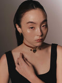 Hearted Lock Earrings