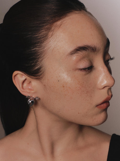 PROVERBS OF LOVE 24AW / Hearted Lock Earrings
