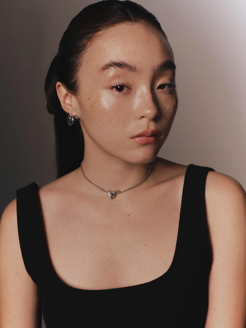 PROVERBS OF LOVE 24AW / Hearted Lock Earrings