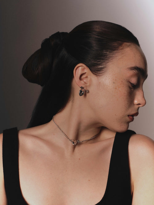 PROVERBS OF LOVE 24AW / Hearted Lock Earrings