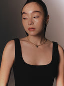 Mini Hearted Lock Necklace