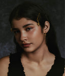 MAPLE LEAF SHELL HAIR CLIPS SET