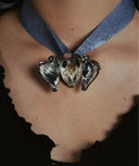 THE MIRAGE OF ABYSS 24SS / HEART CLAM RIBBON NECKLACE