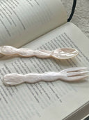 Wave Shell Spoon & Fork Set
