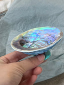 Dark Blue Abalone Crystal Dish