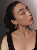 Strawberry Picking Woman Earrings