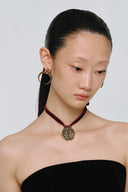 Crescent Cross Earrings