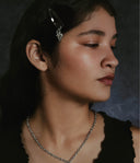 MAPLE LEAF SHELL HAIR CLIPS SET