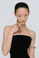 Antique Color Broken Moth Wing Ring