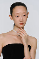 Apple Slice Ring - Clear Stone