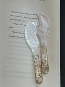 Crescent Floral Shell Butter Knife