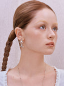 Fork & Spoon Ribbon Earrings