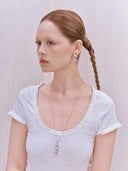 Spoon Ribbon Necklace