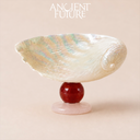 White Abalone Crystal Dish