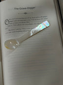 Yellow Butterfly Shell Round Spoon