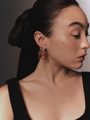 Strawberry Picking Woman Earrings