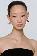 Snake & Apple Earrings