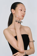 Antique Color Broken Moth Wing Ring