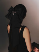 Hearted Lock Ribbon Hair Clip