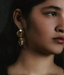 THE MIRAGE OF ABYSS 24SS / ROUND MONEY COWRIE EARRINGS