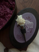 Silver Seahorse Shell Bottle Stopper