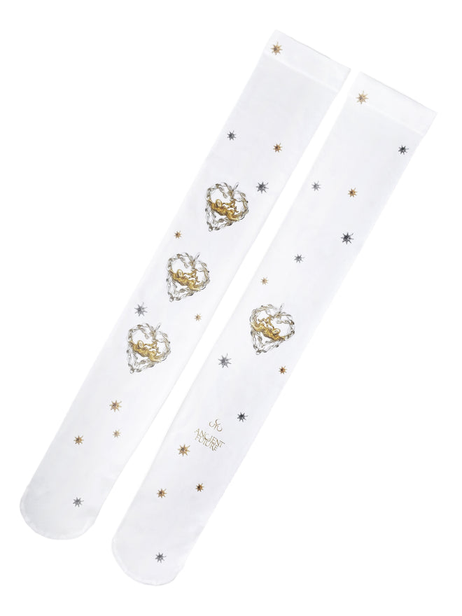 RABBIT 23AW / Running Lucky Rabbit Over-the-knee Socks/ Tights