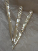 White Butterfly Shell Fruit Fork