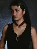 SPECIAL EDITION  /  HEARTS COIN NECKLACE (RIBBON)