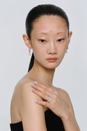 Apple Slice Ring Colored Stone