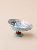 Dark Blue Abalone Crystal Dish