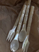 Mother-of-Pearl Shell Beaded Cutlery Set