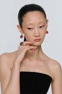 Snake & Apple Earrings