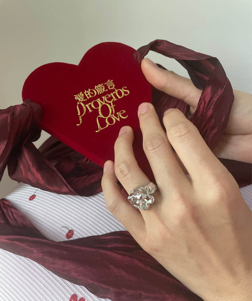 PROVERBS OF LOVE 24AW / BOOK-WRITING WOMAN RING