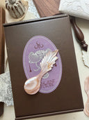 Pink Butterfly Shell Comet Spoon