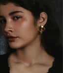 THE MIRAGE OF ABYSS 24SS / ROUND MONEY COWRIE EARRINGS