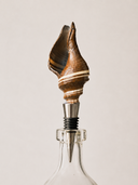 Black Turban Shell Bottle Stopper