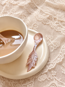 Pink Butterfly Shell Comet Spoon