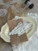 Wave Shell Spoon & Fork Set
