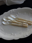 Mother-of-Pearl Shell Beaded Cutlery Set