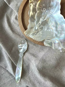 Yellow Butterfly Shell Squirrel Tail Spoon
